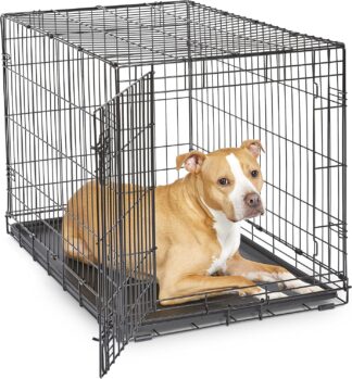 Gaiola para Cães New World Dobrável de Metal 91cm Portátil