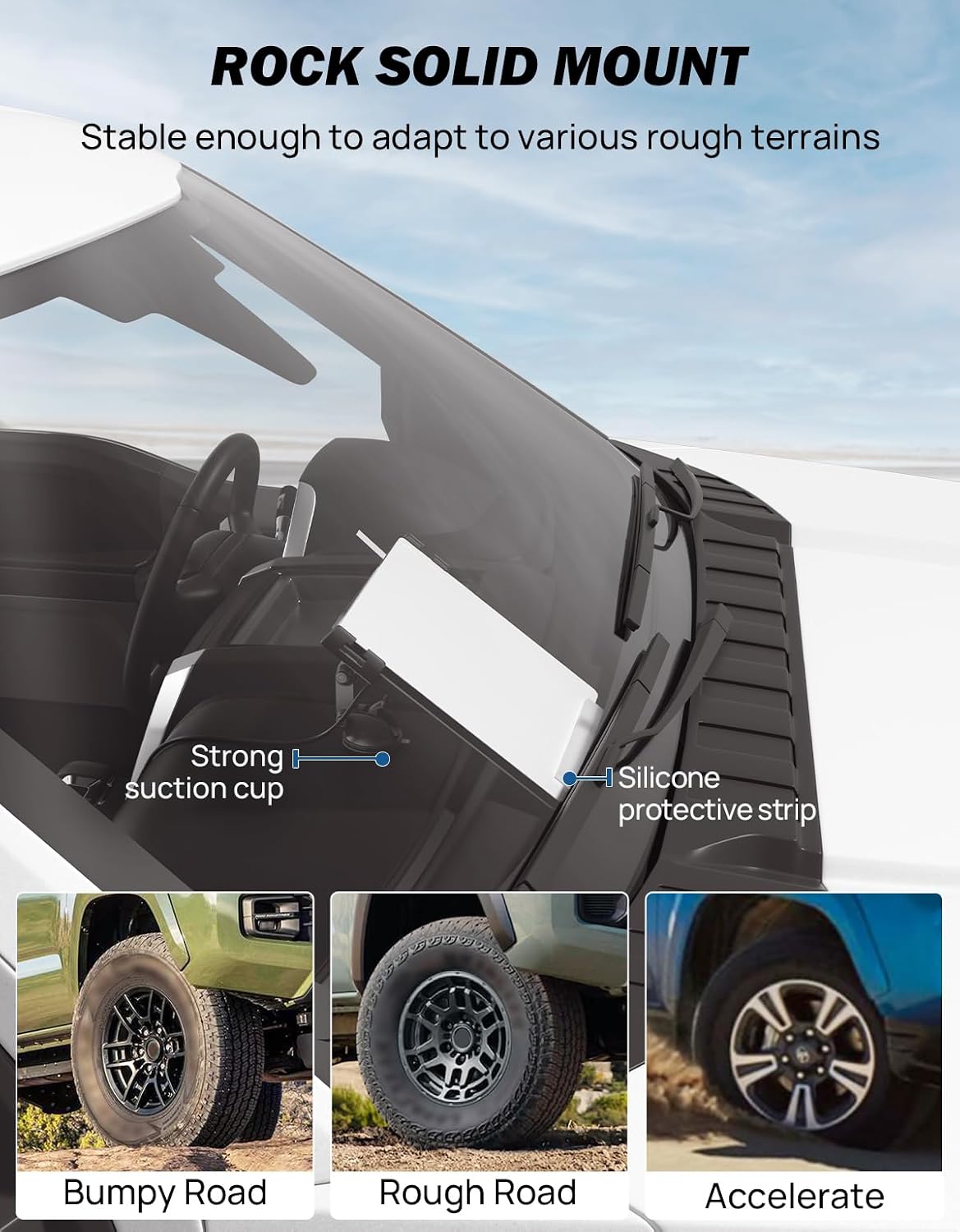 Suporte Starlink Mini JOYTUTUS para Carro com Ventosa Ajustável 3 Suporte Starlink Mini JOYTUTUS para Carro com Ventosa Ajustável - Imagem 3